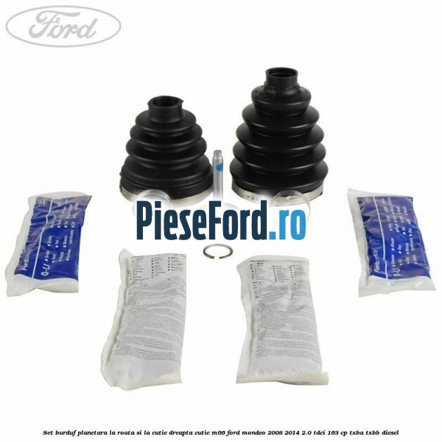 Set burduf planetara la roata si la cutie dreapta cutie M66 Ford Mondeo 2008-2014 2.0 TDCi 163 cp TXBA, TXBB diesel