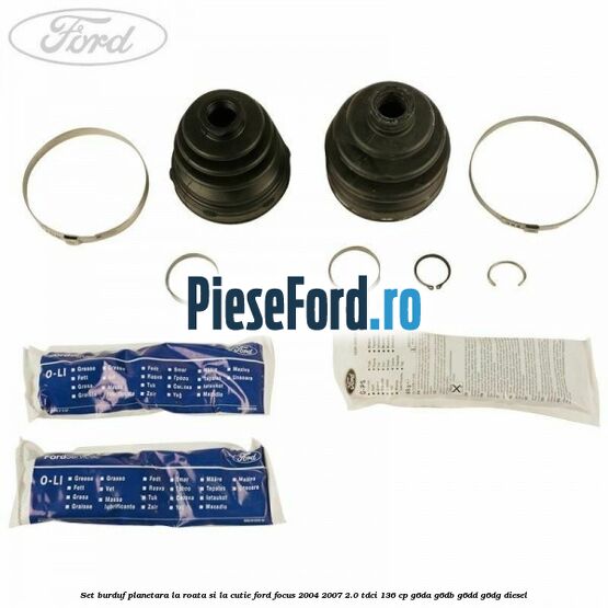 Set burduf planetara la roata si la cutie Ford Focus 2004-2007 2.0 TDCi 136 cp G6DA, G6DB, G6DD, G6DG diesel