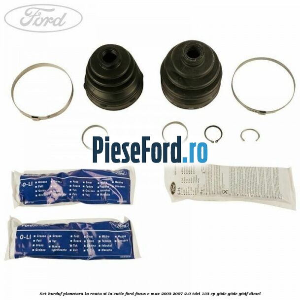 Set burduf planetara la roata si la cutie Ford Focus C-Max 2003-2007 2.0 TDCi 133 cp G6DC, G6DE, G6DF diesel