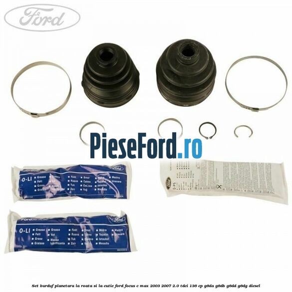 Set burduf planetara la roata si la cutie Ford Focus C-Max 2003-2007 2.0 TDCi 136 cp G6DA, G6DB, G6DD, G6DG diesel