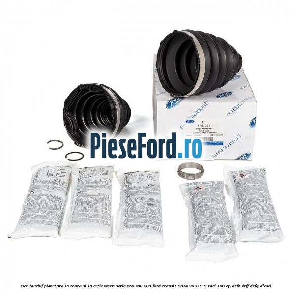 Set burduf planetara la roata si la cutie VMT6 serie 250 sau 300 Ford Transit 2014-2018 2.2 TDCi 100 cp DRF5, DRFF, DRFG diesel