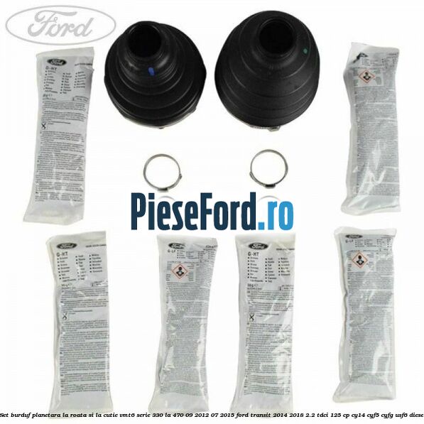 Set burduf planetara la roata si la cutie VMT6 serie 330 la 470 09/2012-07/2015 Ford Transit 2014-2018 2.2 TDCi 125 cp CY14, CYF5, CYFG, USF6 diesel