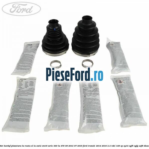 Set burduf planetara la roata si la cutie VMT6 serie 330 la 470 09/2012-07/2015 Ford Transit 2014-2018 2.2 TDCi 125 cp CY14, CYF5, CYFG, USF6 diesel