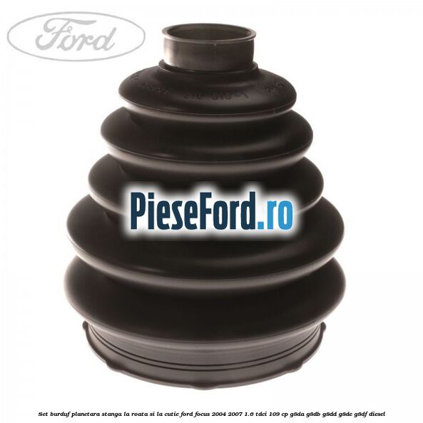 Set burduf planetara stanga la roata si la cutie Ford Focus 2004-2007 1.6 TDCi 109 cp G8DA, G8DB, G8DD, G8DE, G8DF diesel