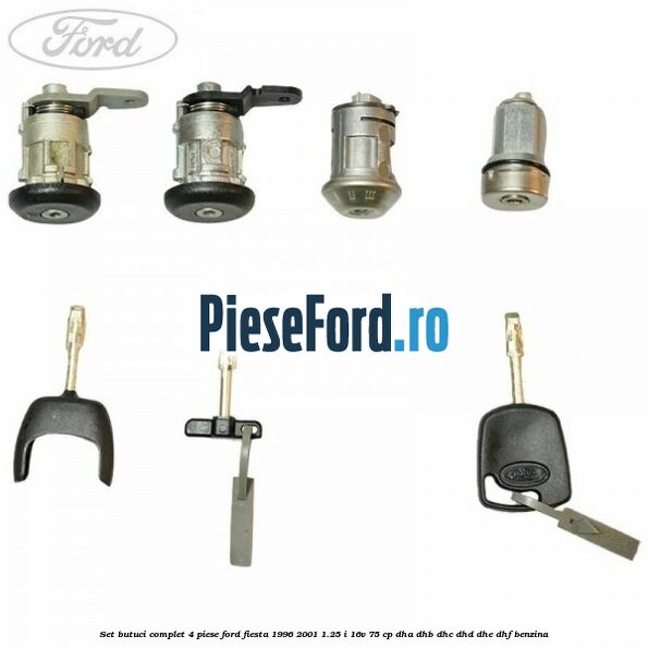 Set butuci complet 4 piese Ford Fiesta 1996-2001 1.25 i 16V 75 cp Set butuci complet 4 piese Ford Fiesta 1996-2001 1.25 i 16V 75 cp DHA, DHB, DHC, DHD, DHE, DHF benzina