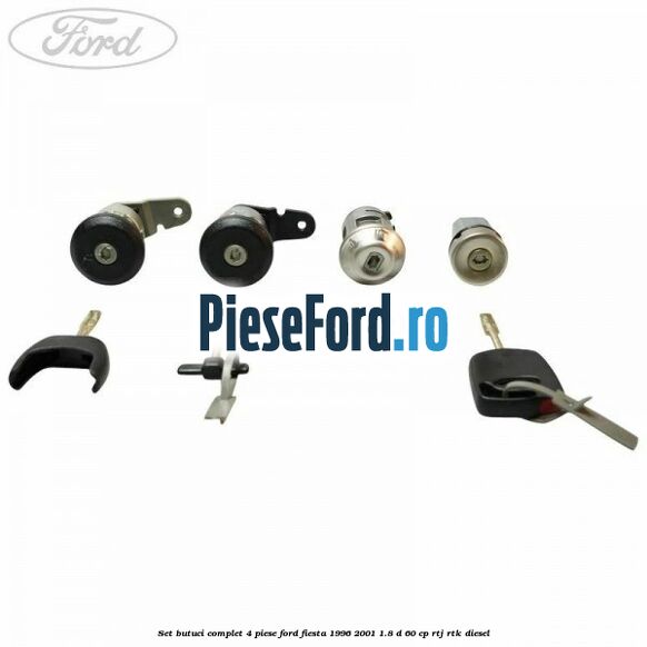 Set butuci complet 4 piese Ford Fiesta 1996-2001 1.8 D 60 cp Set butuci complet 4 piese Ford Fiesta 1996-2001 1.8 D 60 cp RTJ, RTK diesel