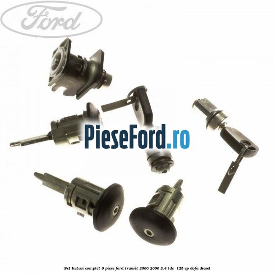 Set butuci complet 6 piese Ford Transit 2000-2006 2.4 TDE  125 cp DOFA diesel