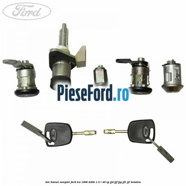 Set butuci complet Ford Ka 1996-2008 1.3 i 49 cp JJD, JJF, JJG, JJH, JJL benzina