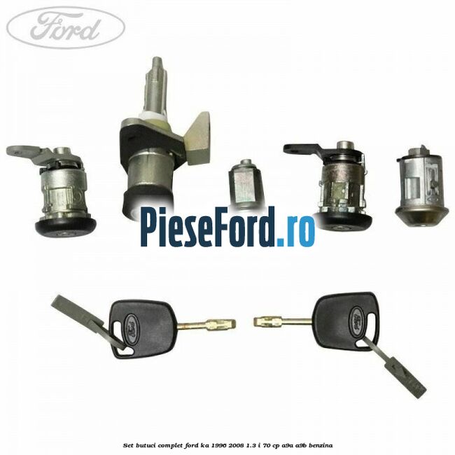 Set butuci complet Ford Ka 1996-2008 1.3 i 70 cp A9A, A9B benzina
