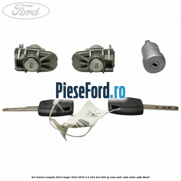 Set butuci complet Ford Ranger 2012-2015 3.2 TDCi 4x4 200 cp ENSA, SA2R, SA2S, SA2W, SAFA diesel