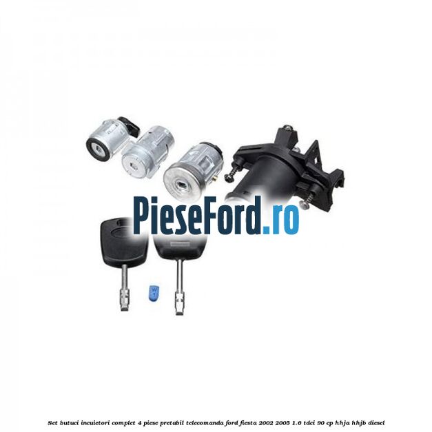 Set butuci incuietori complet 4 piese pretabil telecomanda Ford Fiesta 2002-2005 1.6 TDCi 90 cp Set butuci incuietori complet 4 piese pretabil telecomanda Ford Fiesta 2002-2005 1.6 TDCi 90 cp HHJA, HHJB diesel