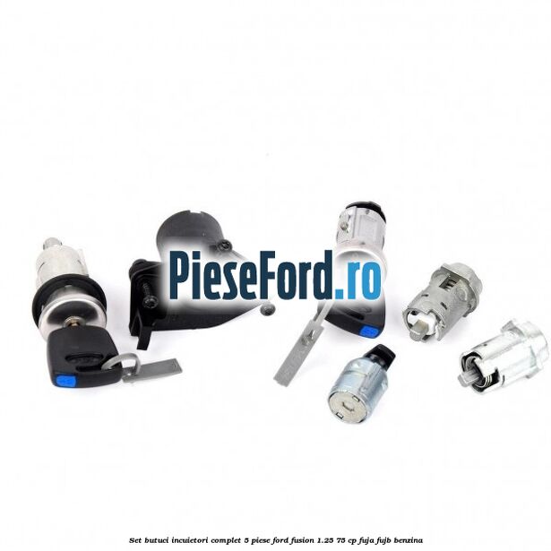 Set butuci incuietori complet 5 piese Ford Fusion 1.25 75 cp FUJA, FUJB benzina
