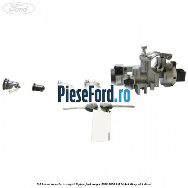 Set butuci incuietori complet 5 piese Ford Ranger 2002-2006 2.5 TD 4x4 84 cp Set butuci incuietori complet 5 piese Ford Ranger 2002-2006 2.5 TD 4x4 84 cp WL-T diesel