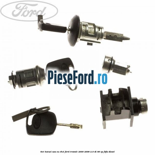 Set butuci usa cu chei Ford Transit 2000-2006 2.0 DI 86 cp F3FA diesel