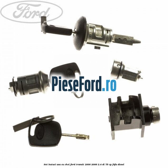 Set butuci usa cu chei Ford Transit 2000-2006 2.4 DI 75 cp F4FA diesel