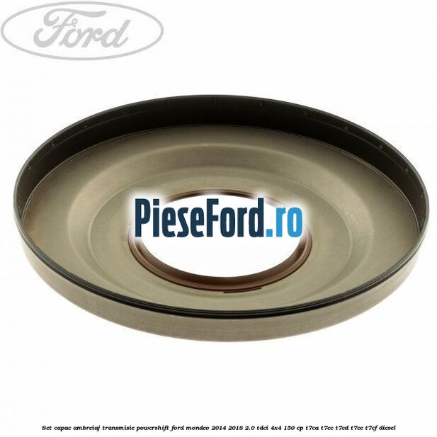 Set capac ambreiaj transmisie PowerShift Ford Mondeo 2014-2018 2.0 TDCi 4x4 150 cp T7CA, T7CC, T7CD, T7CE, T7CF diesel