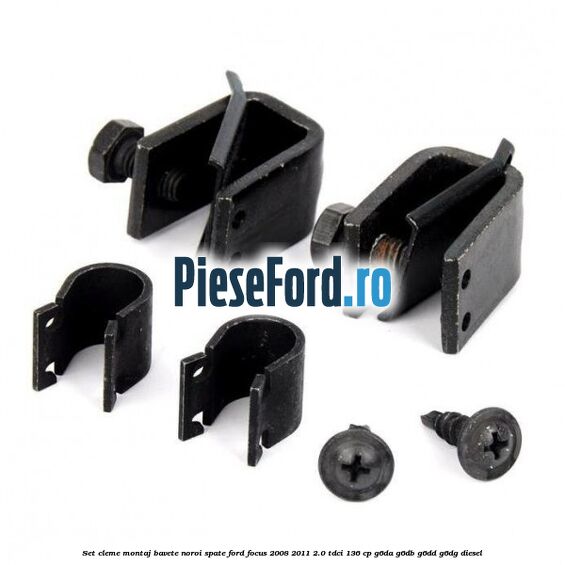 Set cleme montaj bavete noroi spate Ford Focus 2008-2011 2.0 TDCi 136 cp Set cleme montaj bavete noroi spate Ford Focus 2008-2011 2.0 TDCi 136 cp G6DA, G6DB, G6DD, G6DG diesel