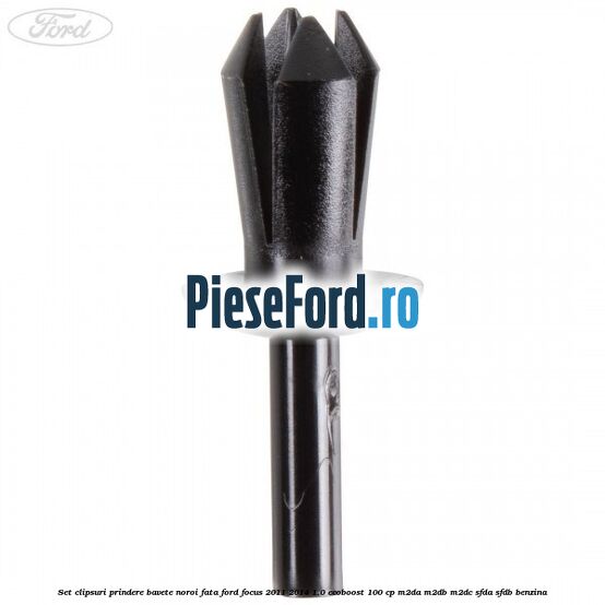Set clipsuri prindere bavete noroi fata Ford Focus 2011-2014 1.0 EcoBoost 100 cp M2DA, M2DB, M2DC, SFDA, SFDB benzina