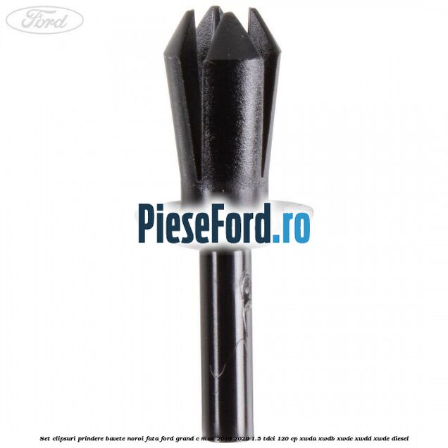 Set clipsuri prindere bavete noroi fata Ford Grand C-Max 2016-2020 1.5 TDCi 120 cp XWDA, XWDB, XWDC, XWDD, XWDE diesel