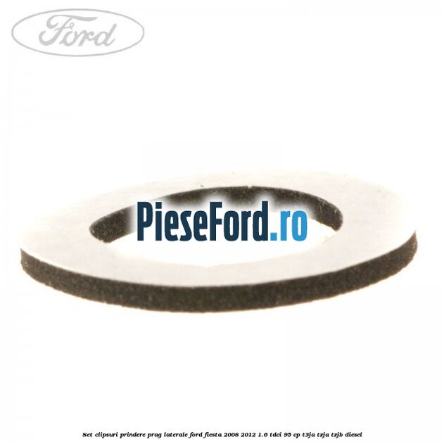 Set clipsuri prindere prag laterale Ford Fiesta 2008-2012 1.6 TDCi 95 cp T3JA, TZJA, TZJB diesel