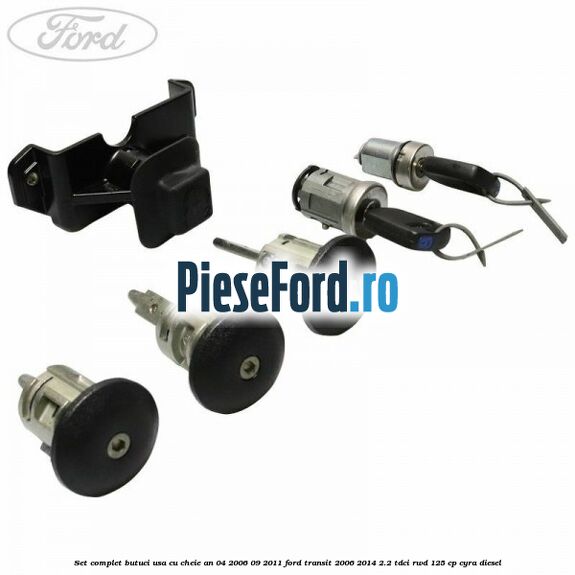 Set complet butuci usa cu cheie an 04/2006-09/2011 Ford Transit 2006-2014 2.2 TDCi RWD 125 cp CYRA diesel