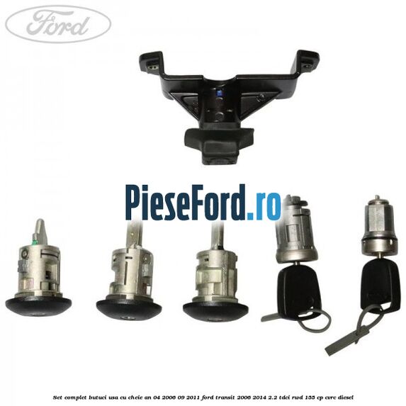 Set complet butuci usa cu cheie an 04/2006-09/2011 Ford Transit 2006-2014 2.2 TDCi RWD 155 cp CVRC diesel