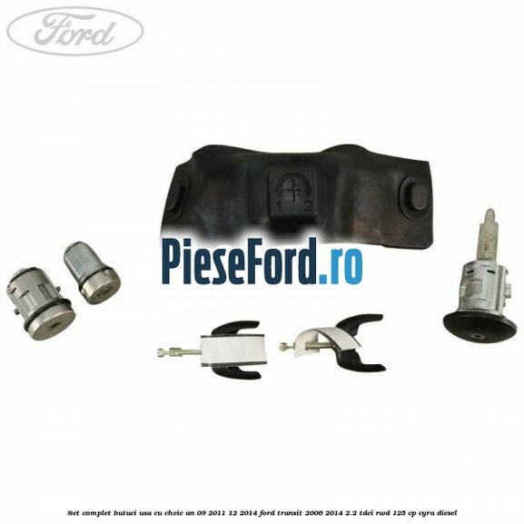 Set complet butuci usa cu cheie an 09/2011-12/2014 Ford Transit 2006-2014 2.2 TDCi RWD 125 cp CYRA diesel