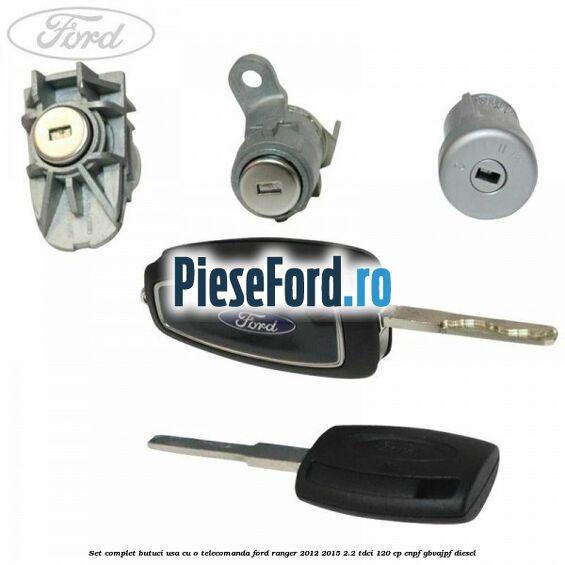 Set complet butuci usa cu o telecomanda Ford Ranger 2012-2015 2.2 TDCi 120 cp Set complet butuci usa cu o telecomanda Ford Ranger 2012-2015 2.2 TDCi 120 cp ENPF, GBVAJPF diesel