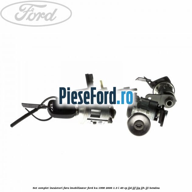 Set complet incuietori fara imobilizator Ford Ka 1996-2008 1.3 i 49 cp JJD, JJF, JJG, JJH, JJL benzina