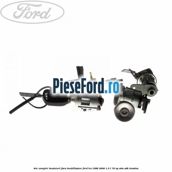 Set complet incuietori fara imobilizator Ford Ka 1996-2008 1.3 i 70 cp A9A, A9B benzina