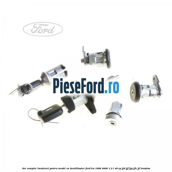 Set complet incuietori pentru model cu imobilizator Ford Ka 1996-2008 1.3 i 49 cp JJD, JJF, JJG, JJH, JJL benzina