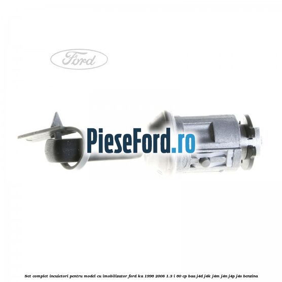 Set complet incuietori pentru model cu imobilizator Ford Ka 1996-2008 1.3 i 60 cp Set complet incuietori pentru model cu imobilizator Ford Ka 1996-2008 1.3 i 60 cp BAA, J4D, J4K, J4M, J4N, J4P, J4S benzina