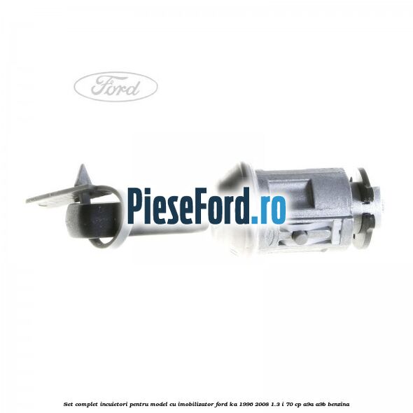 Set complet incuietori pentru model cu imobilizator Ford Ka 1996-2008 1.3 i 70 cp Set complet incuietori pentru model cu imobilizator Ford Ka 1996-2008 1.3 i 70 cp A9A, A9B benzina