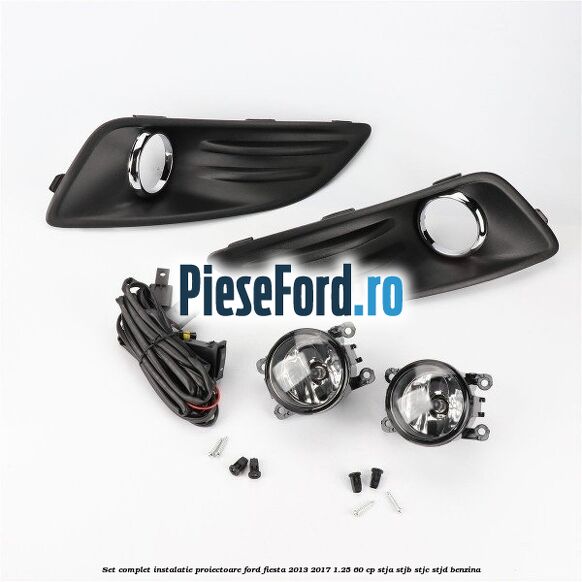 Set complet instalatie proiectoare Ford Fiesta 2013-2017 1.25 60 cp STJA, STJB, STJC, STJD benzina