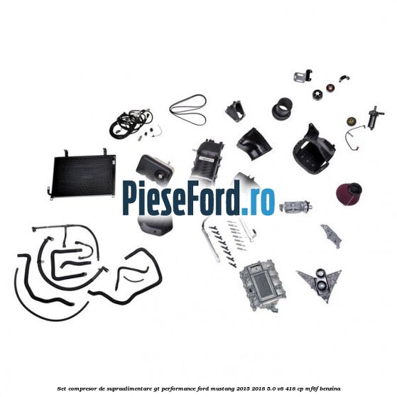 Set compresor de supraalimentare GT Performance Ford Mustang 2015-2018 5.0 V8 418 cp MF8F benzina