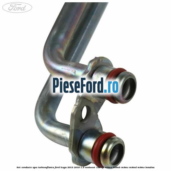 Set conducte apa turbosuflanta Ford Kuga 2013-2016 1.5 EcoBoost 150 cp M8MA, M8MB, M8MC, M8MD, M8ME benzina