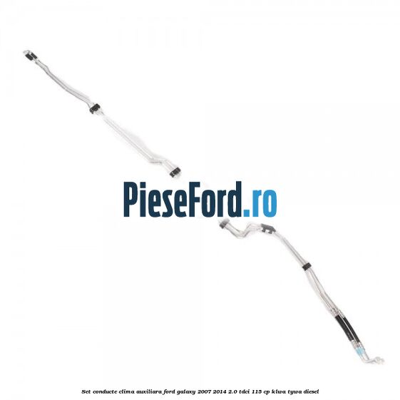 Set conducte clima auxiliara Ford Galaxy 2007-2014 2.0 TDCi 115 cp KLWA, TYWA diesel