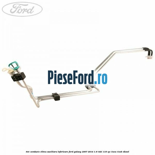 Set conducte clima auxiliara inferioare Ford Galaxy 2007-2014 1.6 TDCi 115 cp T1WA, T1WB diesel