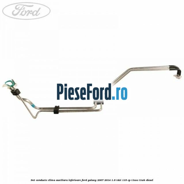Set conducte clima auxiliara inferioare Ford Galaxy 2007-2014 1.6 TDCi 115 cp T1WA, T1WB diesel