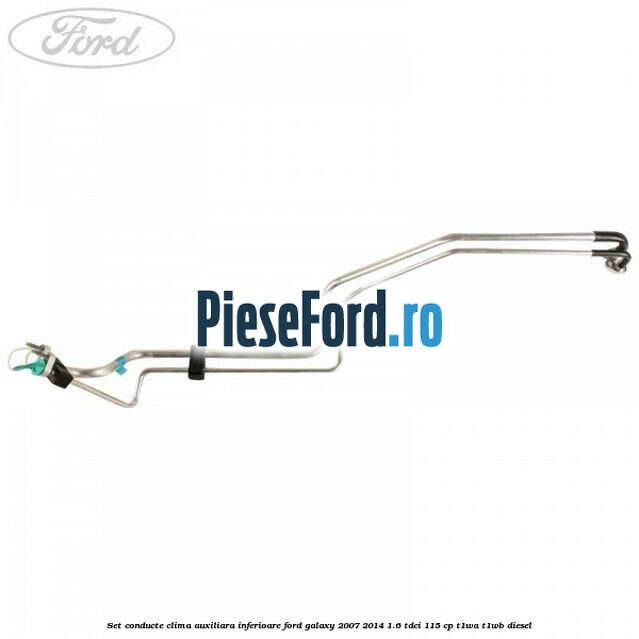 Set conducte clima auxiliara inferioare Ford Galaxy 2007-2014 1.6 TDCi 115 cp T1WA, T1WB diesel