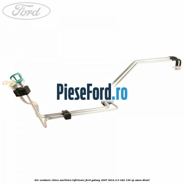 Set conducte clima auxiliara inferioare Ford Galaxy 2007-2014 2.0 TDCi 130 cp AZWA diesel