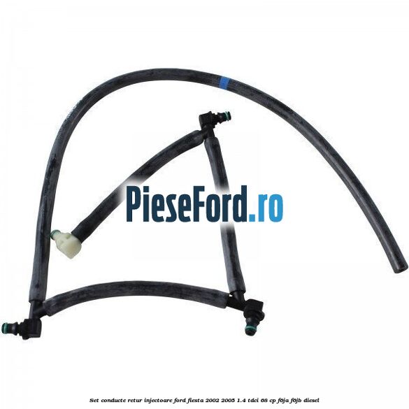 Set conducte retur injectoare Ford Fiesta 2002-2005 1.4 TDCi 68 cp F6JA, F6JB diesel