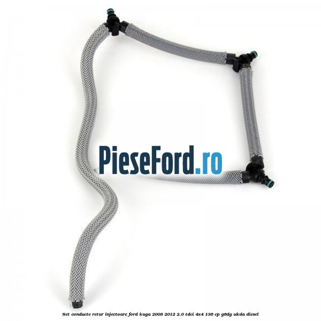 Set conducte retur injectoare Ford Kuga 2008-2012 2.0 TDCi 4x4 136 cp G6DG, UKDA diesel