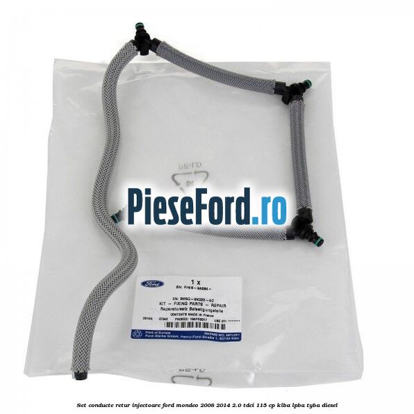 Set conducte retur injectoare Ford Mondeo 2008-2014 2.0 TDCi 115 cp KLBA, LPBA, TYBA diesel