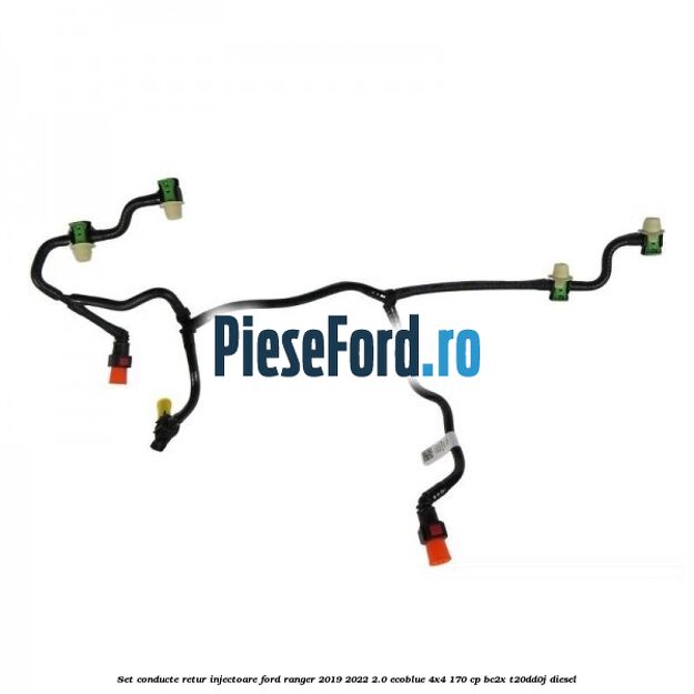 Set conducte retur injectoare Ford Ranger 2019-2022 2.0 EcoBlue 4x4 170 cp BC2X, T20DD0J diesel