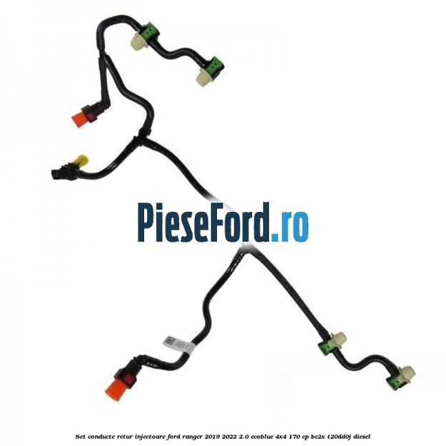 Set conducte retur injectoare Ford Ranger 2019-2022 2.0 EcoBlue 4x4 170 cp BC2X, T20DD0J diesel