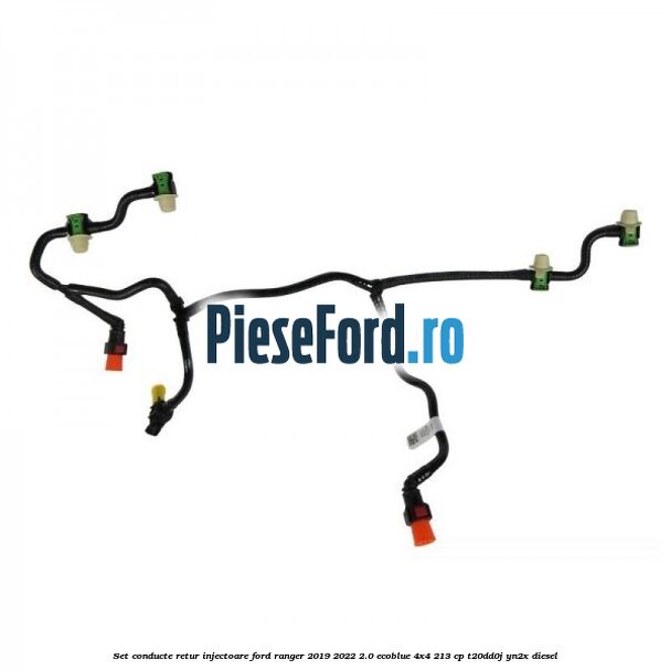 Set conducte retur injectoare Ford Ranger 2019-2022 2.0 EcoBlue 4x4 213 cp T20DD0J, YN2X diesel