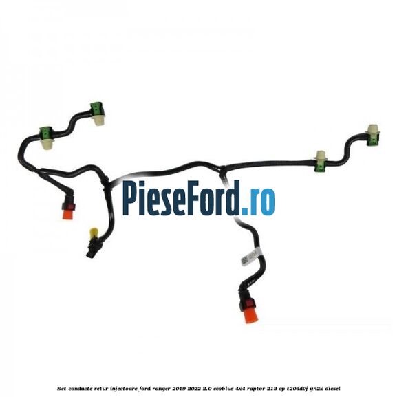 Set conducte retur injectoare Ford Ranger 2019-2022 2.0 EcoBlue 4x4 Raptor 213 cp T20DD0J, YN2X diesel