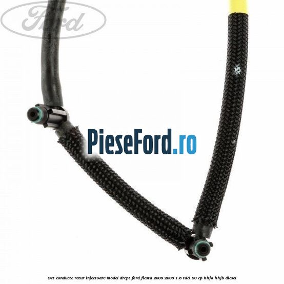 Set conducte retur injectoare model drept Ford Fiesta 2005-2008 1.6 TDCi 90 cp Set conducte retur injectoare model drept Ford Fiesta 2005-2008 1.6 TDCi 90 cp HHJA, HHJB diesel
