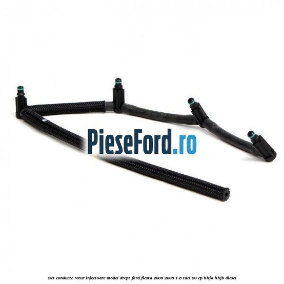 Set conducte retur injectoare model drept Ford Fiesta 2005-2008 1.6 TDCi 90 cp Set conducte retur injectoare model drept Ford Fiesta 2005-2008 1.6 TDCi 90 cp HHJA, HHJB diesel